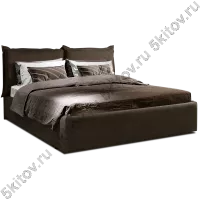 Кровать 1,6 Baveno с подъемным механизмом, шоколад