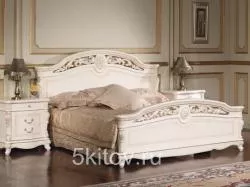 Кровать 1,8 Афина (Afina), белый с жемчугом