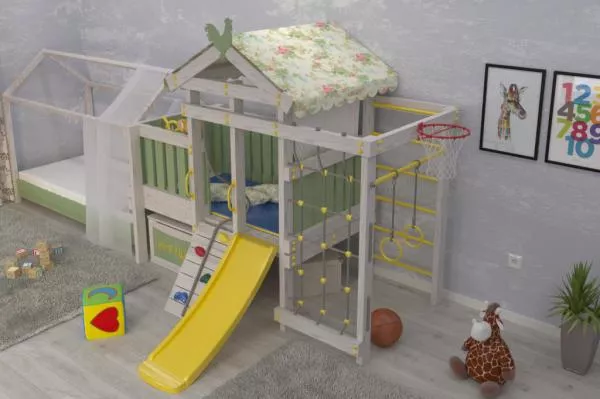 Игровой комплекс-кровать Савушка Baby - 3 в Москве купить в интернет магазине - 5 Китов